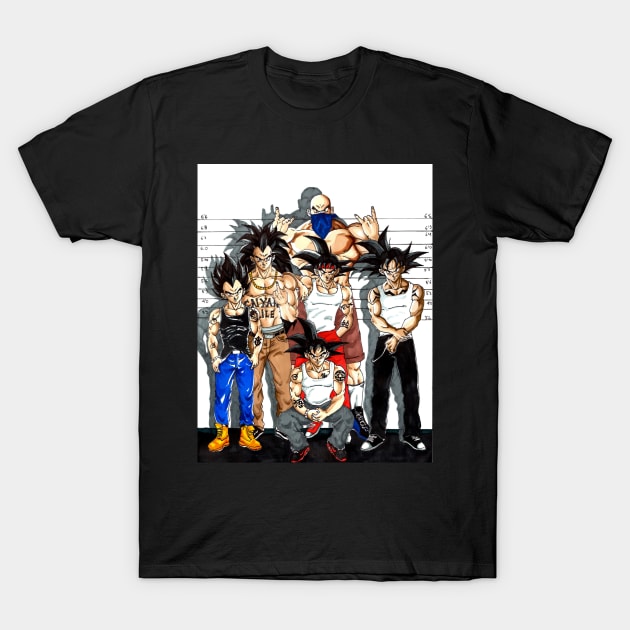 saiyan thugs T-Shirt by unicartwork